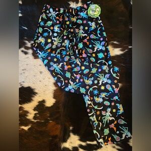 Rick and Morty Colorful Patterned Jammie pants sz medium